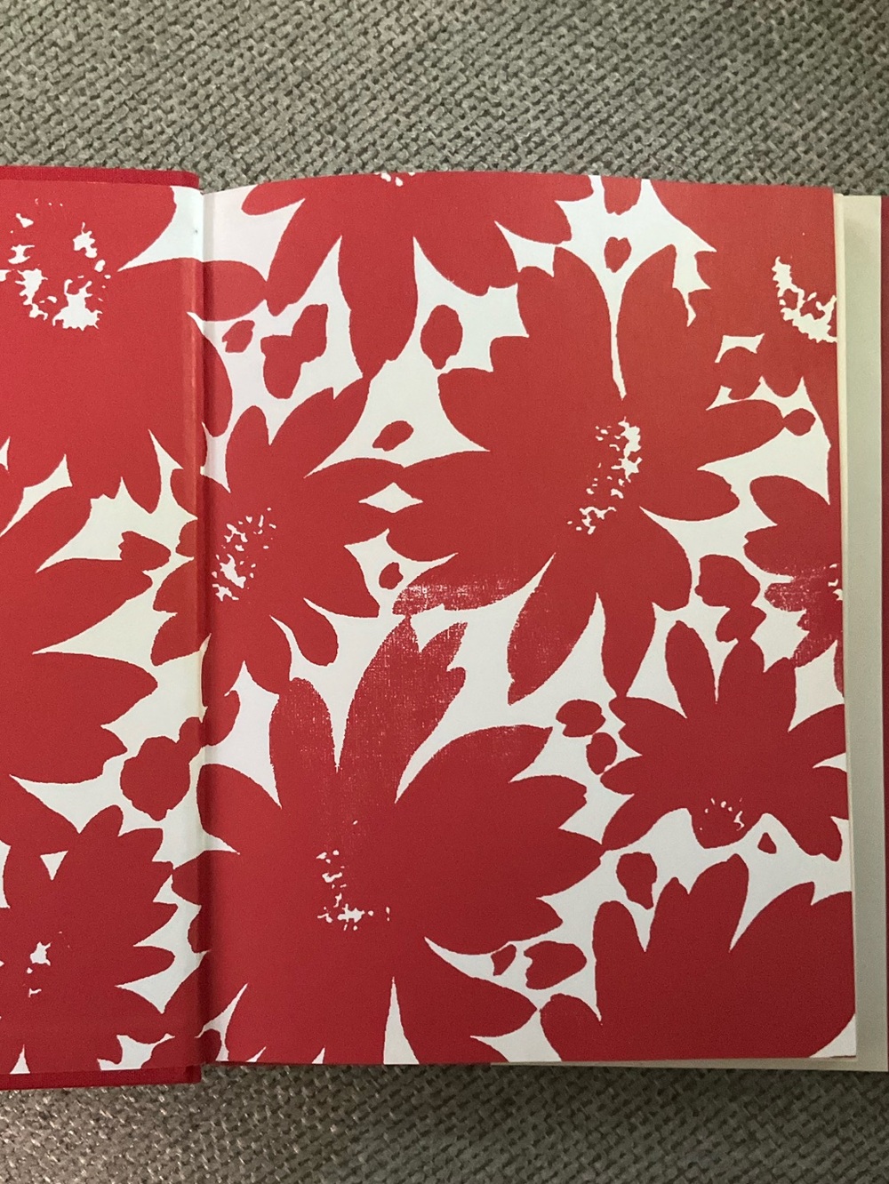 KATE SPADE ♠️ Occasions Red and White Floral Hardcover Book - Picture 8 of 16